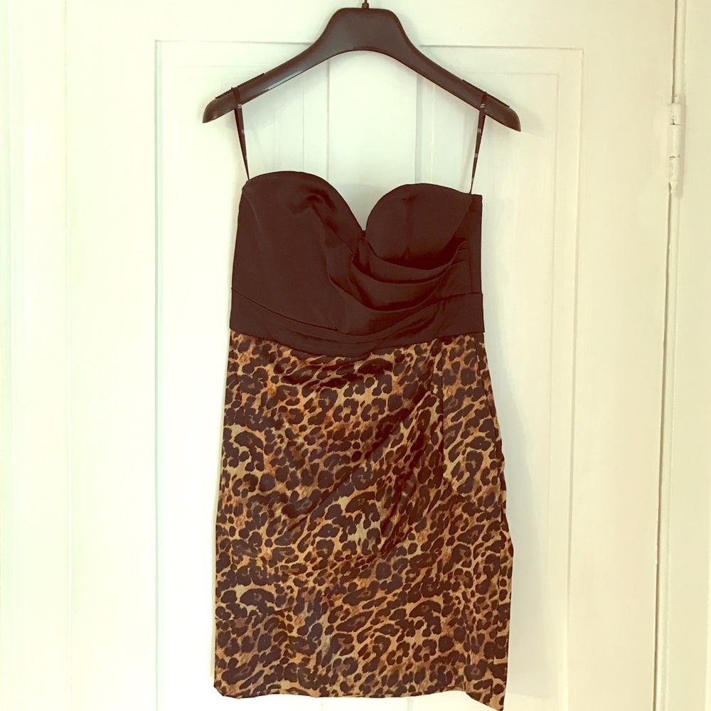 Black & Cheetah Dress
