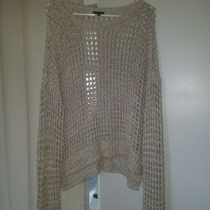 Express open knit sweater
