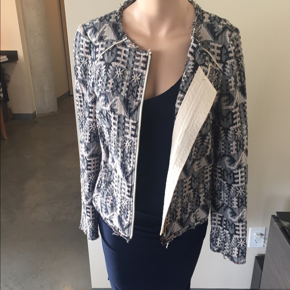 Woven blazer