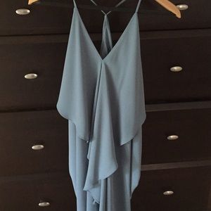 Slate Blue Color Dress. Must See Model Pics!
