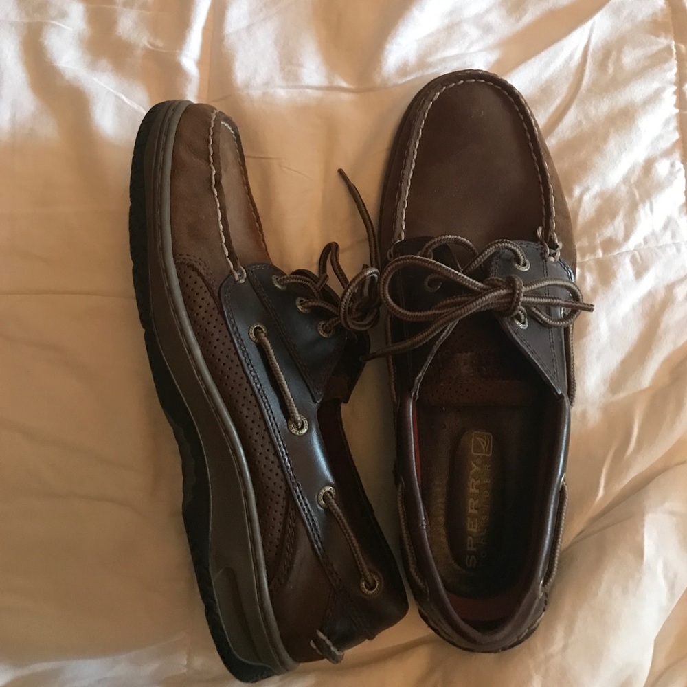 Brown Sperry Top Spider. Men's size 11 M