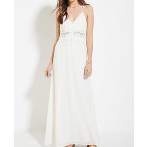 Ivory maxi dress