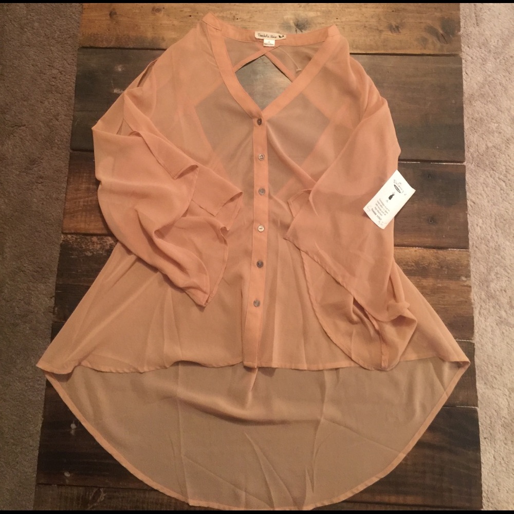 NWT Button Up Blouse
