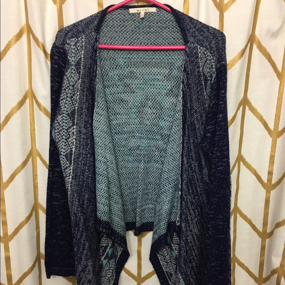 Aztec Print Cardigan