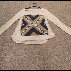 Long Sleeve Lucky Brand Tope