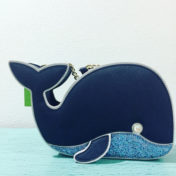 kate spade Handbags - NWT: Kate Spade Glitter Whale Bag