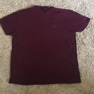 Polo by Ralph Lauren t-shirt maroon size men s