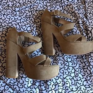 ZARA TRAFALUC HEELED SANDALS