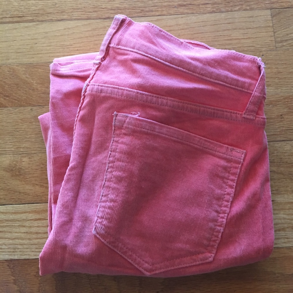 Old Navy salmon colored cords