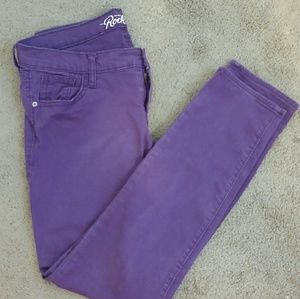 Old Navy Purple Rockstar Pants