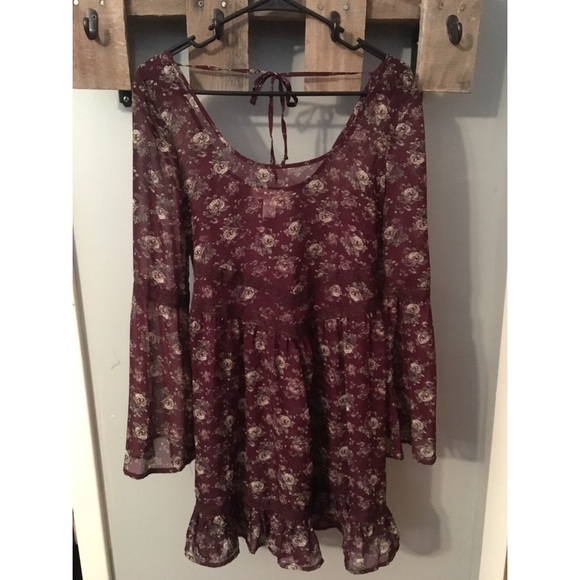 Band of Gypsies Dresses & Skirts - Floral sheer dress only worn once.