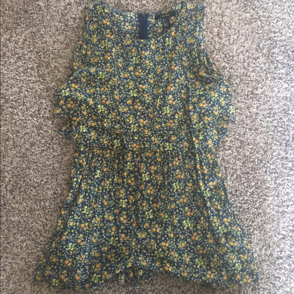 Forever 21 Floral Romper