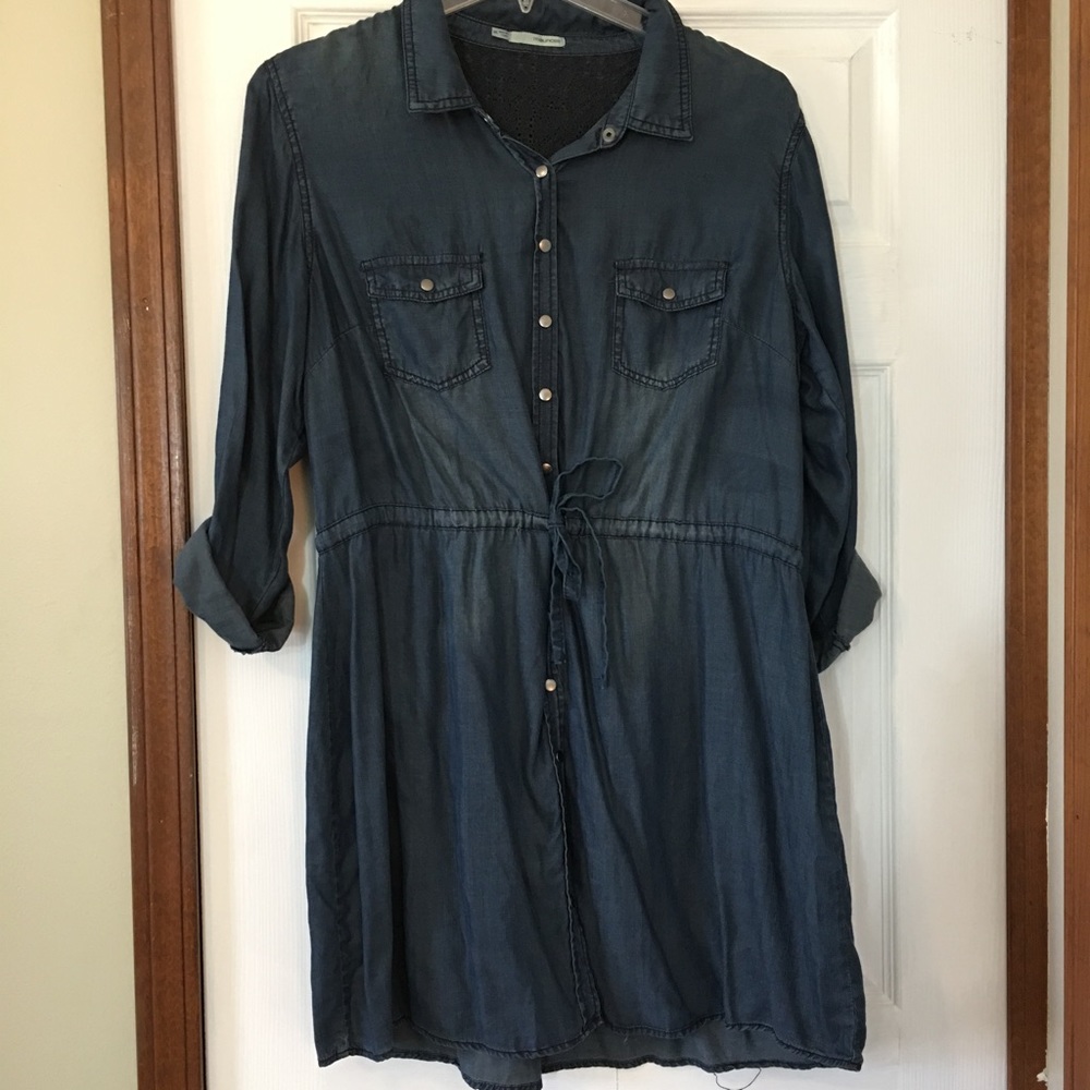Chambray Denim Dress
