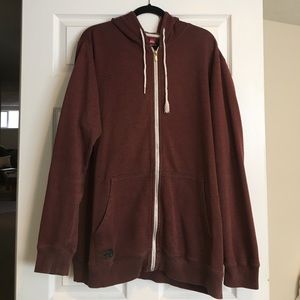 Quiksilver Maroon Hoodie