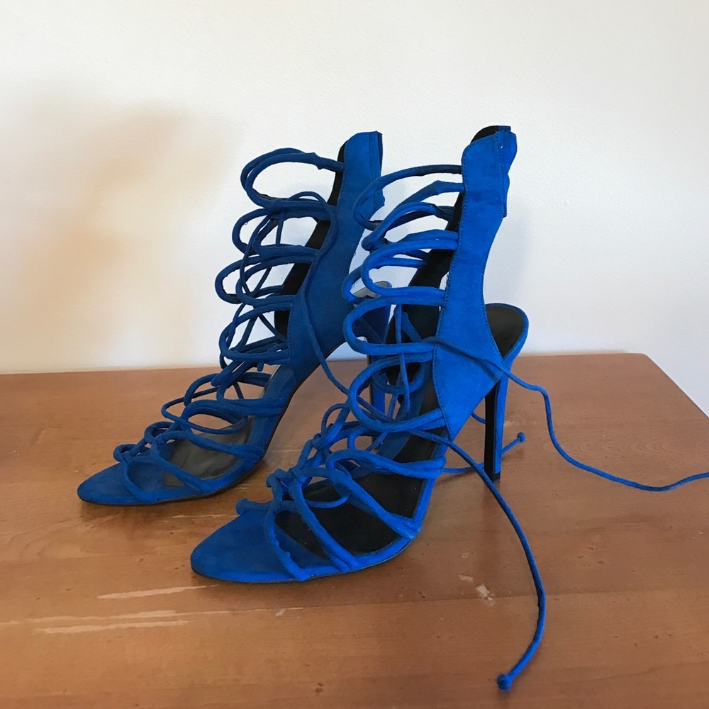 Lace up heels