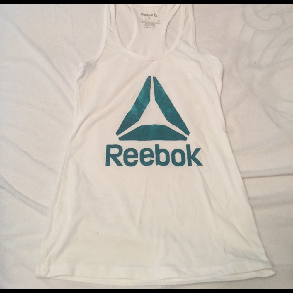 White reebok tank