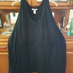 Black 100% Cotton Tank Top