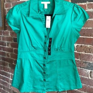 Banana Republic Short Sleeved Button Down