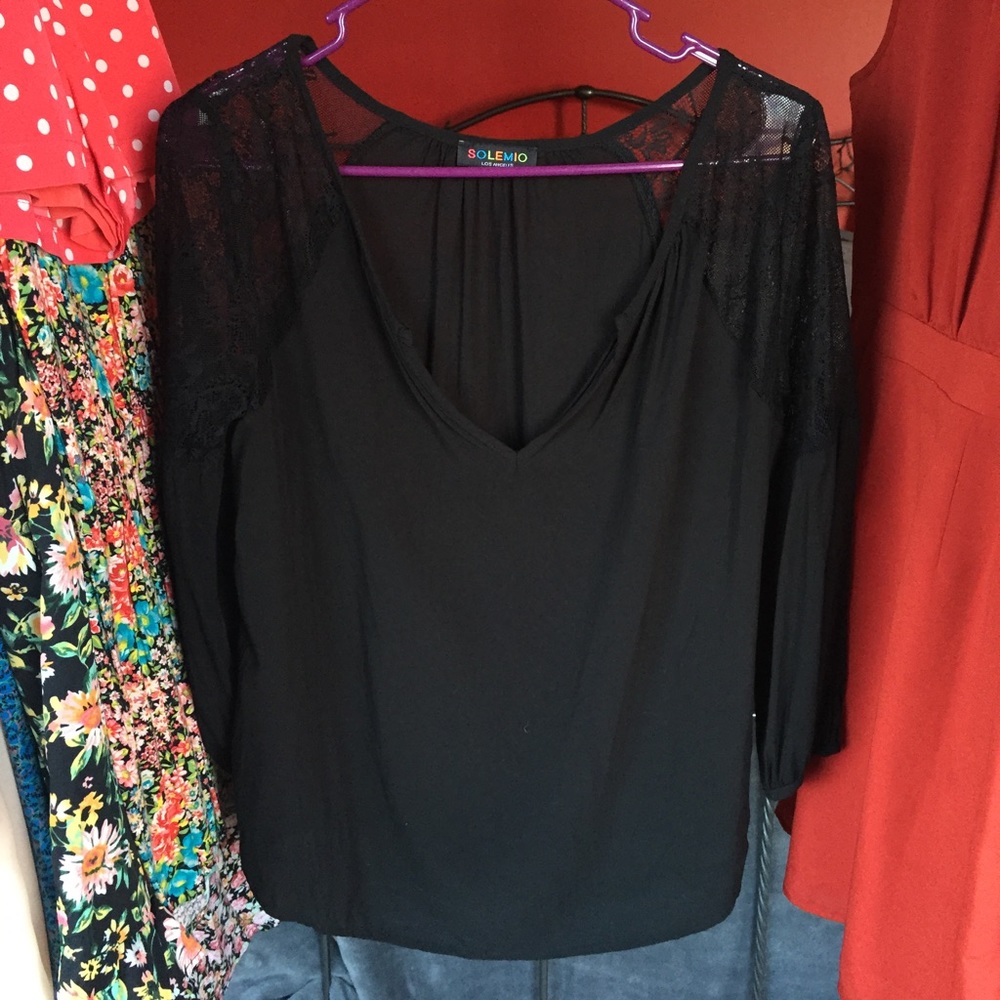 Nasty Gal Jardin Lace Blouse