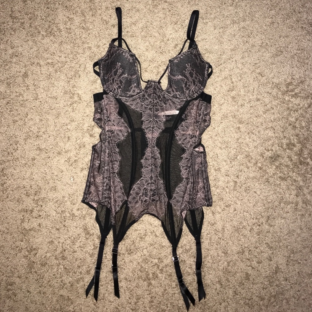 Strappy Black Lace Victoria's Secret Lingerie