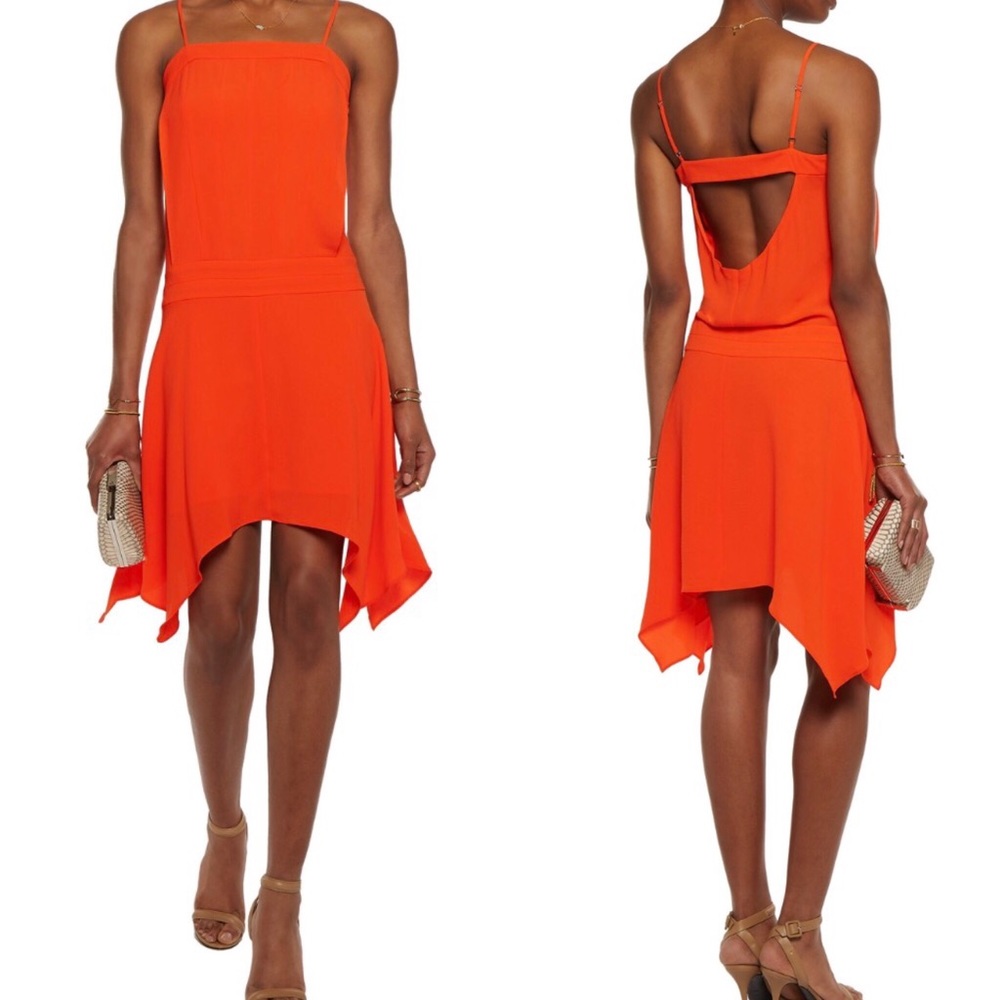 NWT Sandro Remede cutout crepe mini dress