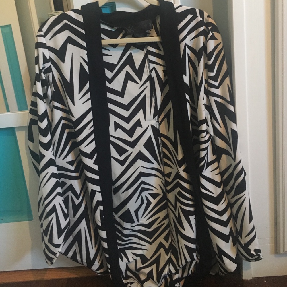 "Kardashian Kollection" Patterned Cardigan
