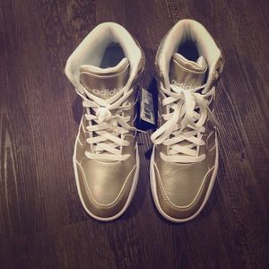 Gold Adidas  midiese shoes