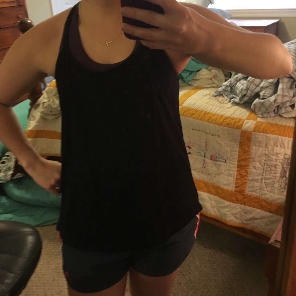 Size Small Fabletics black workout tank!