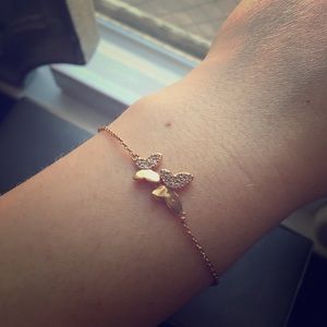 Charming Delicate Butterfly Bracelet