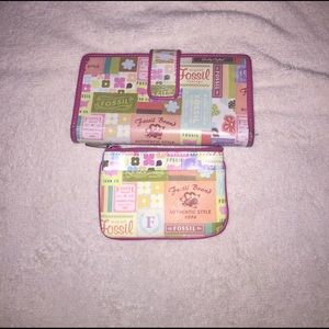Fossil wallet and coin purse
