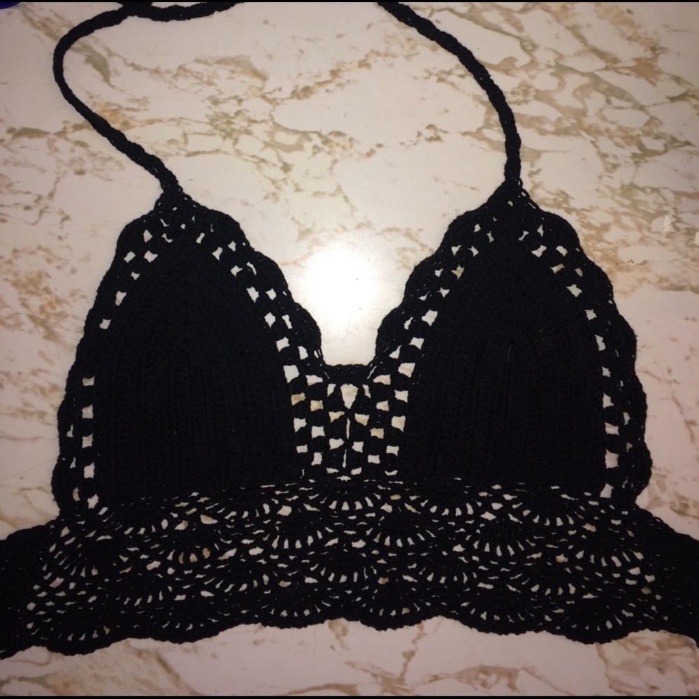 🖤 Black Knit Bralette 🖤