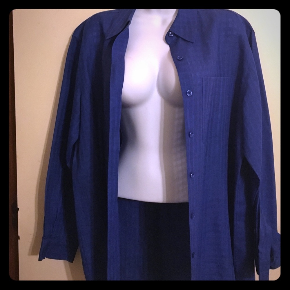 Liz Claiborne Irish linen oversized shirt