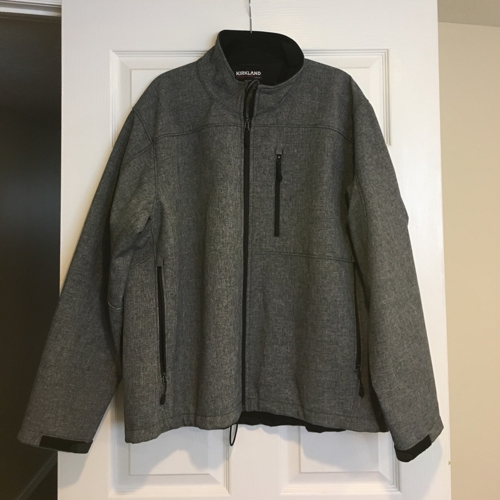 NWOT Kirkland Space Gray Fleece Lined Jacket
