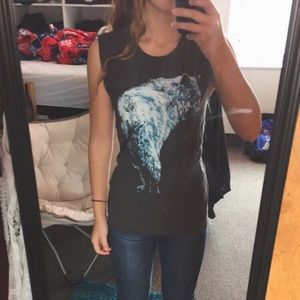 CONVERSE WOLF MUSCLE TEE