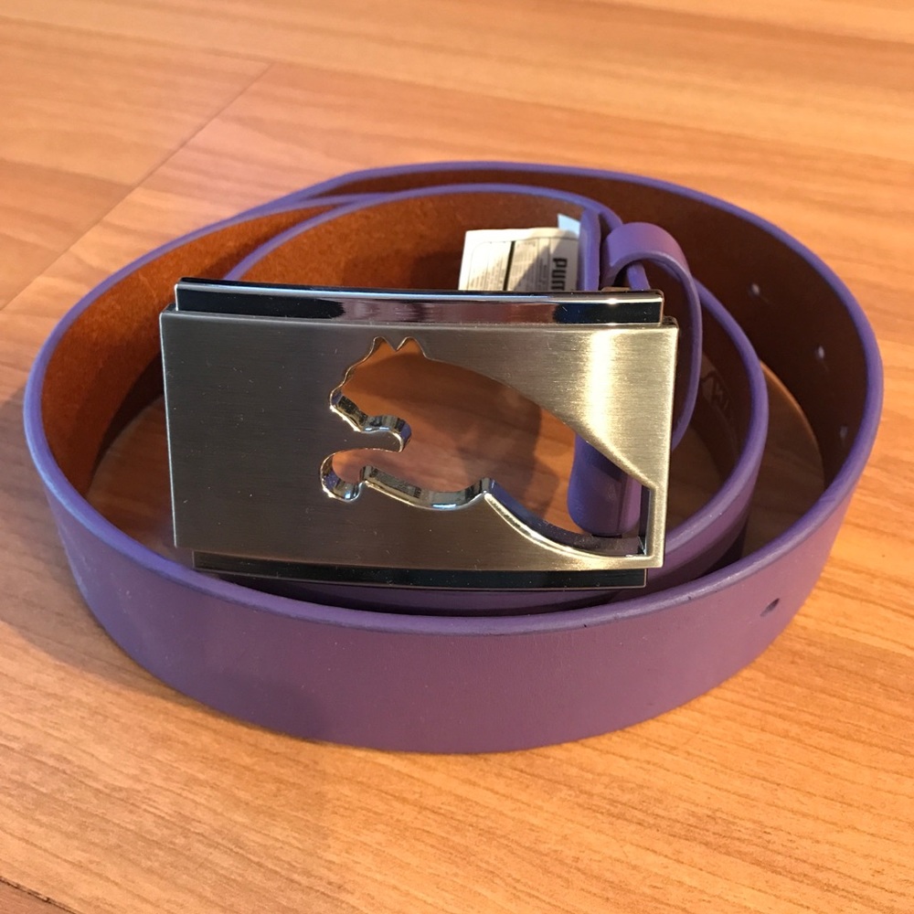 Puma Purple Golf Belt (Size M, 90CM).