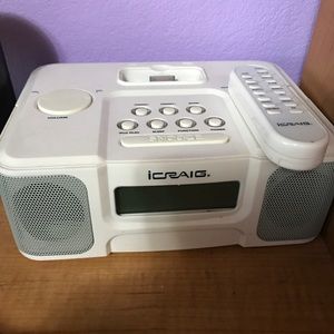 Icraig iPod speaker/alarm clock.