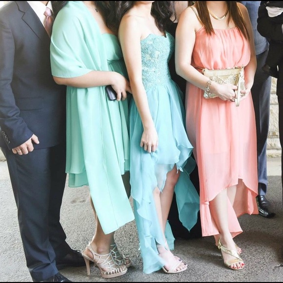 PRICE FIRM✨La Femme High Low Prom/Homecoming Dress - Picture 7 of 8