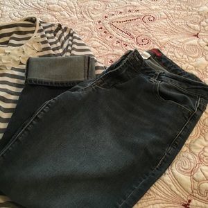 Dressbarn denim capris
