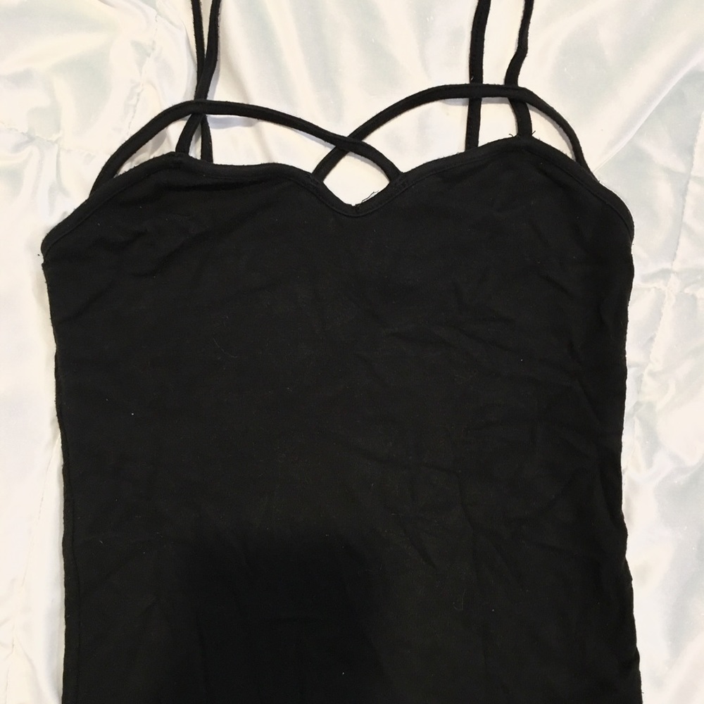 Black Brandy Melville crop top