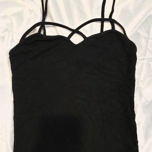 Black Brandy Melville crop top