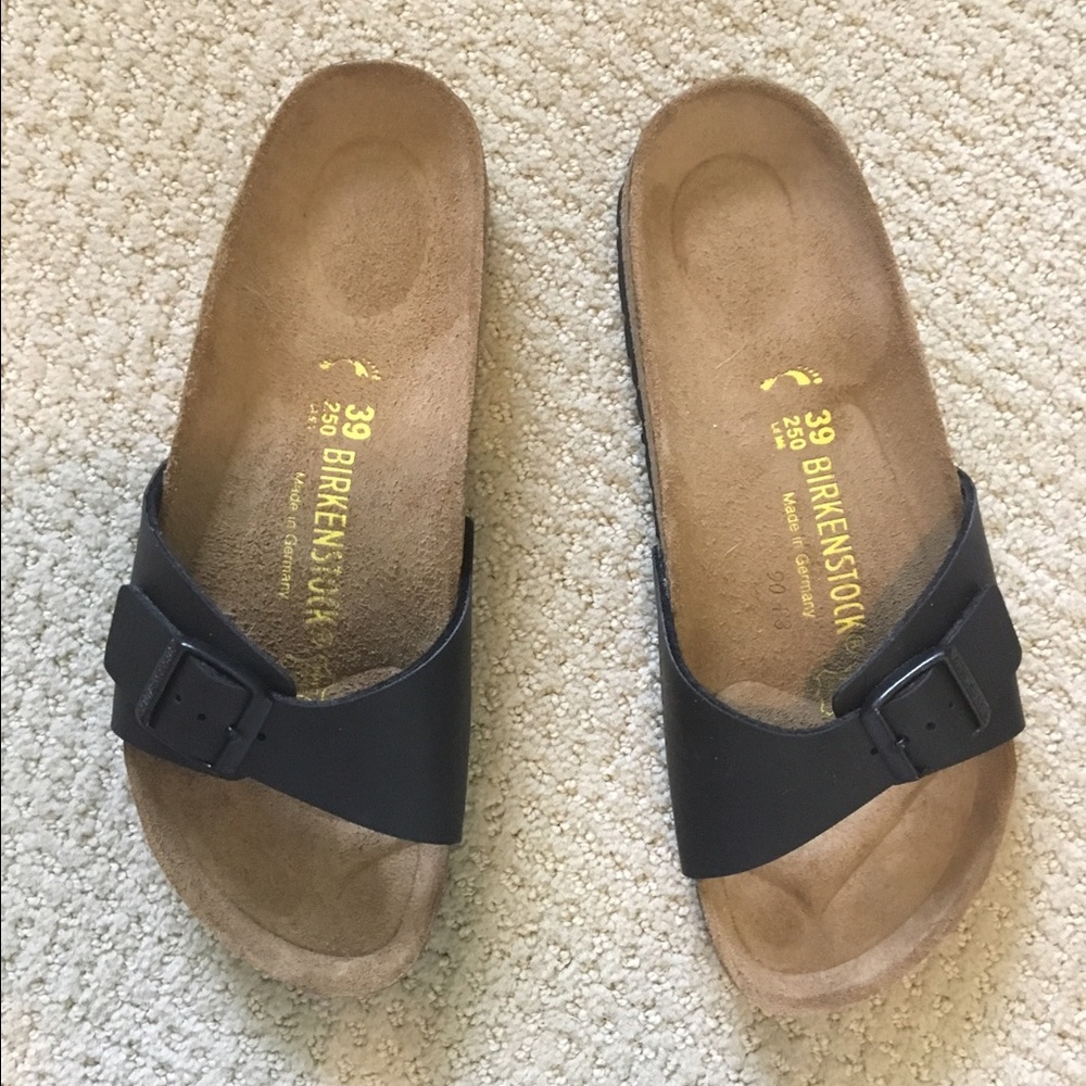 Black Birkenstock Madrid / 39. Brand new.