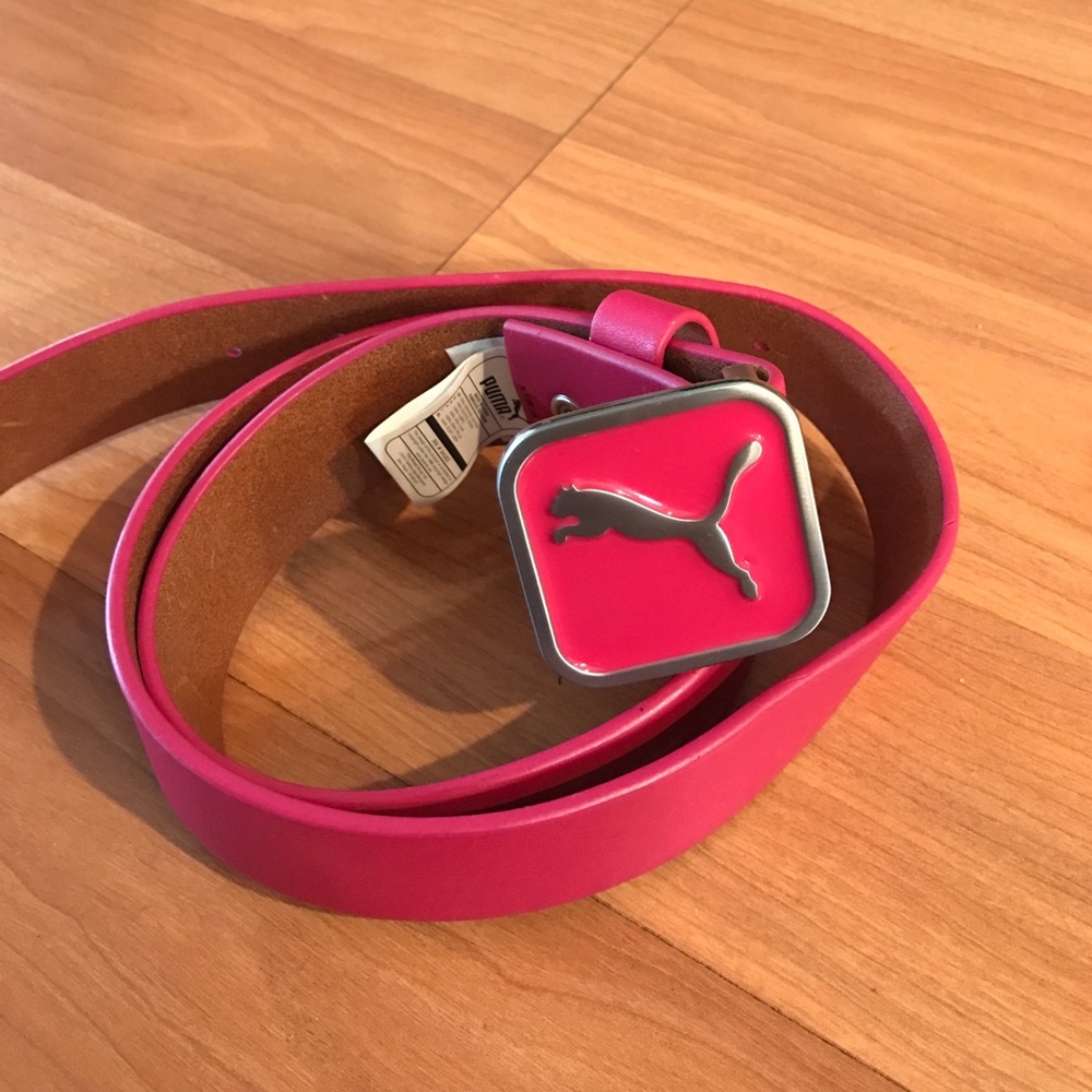 Puma Pink Golf Belt (Size M, 90CM)