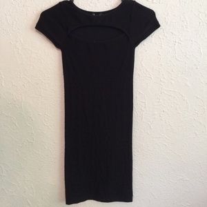 Bebe bodycon cutout dress