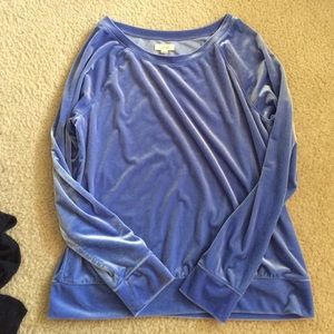 Fun velvet-feel pullover from Aerie
