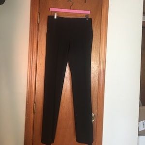 Flared black trousers