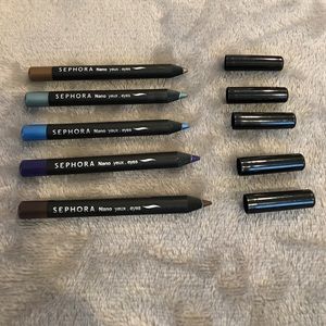 5 Sephora Nano eye pencils