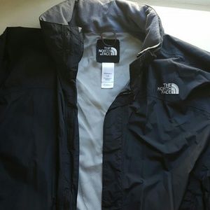 The North Face black lightweight windbreaker