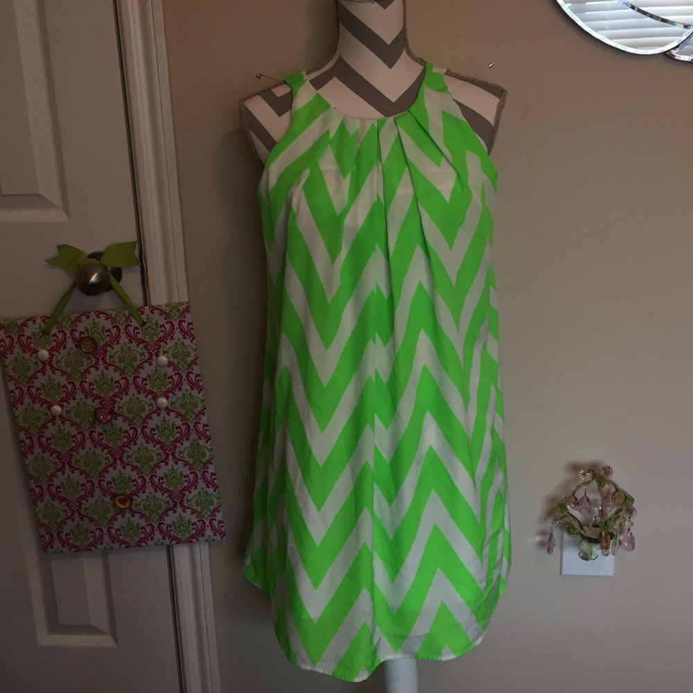 Girls bright spring summer dress (size 10-12)