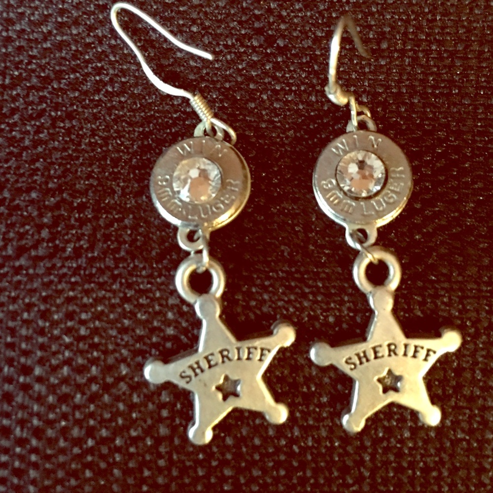 Sheriff Star earrings