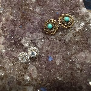 Stella & Dot Glint Flower and Marchesa Stud bundle